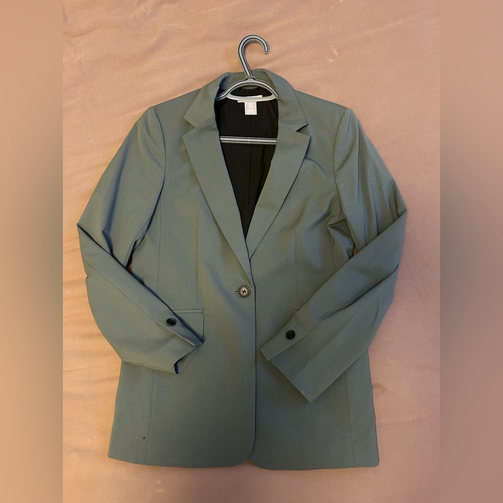 H&M Classic Olive Blazer